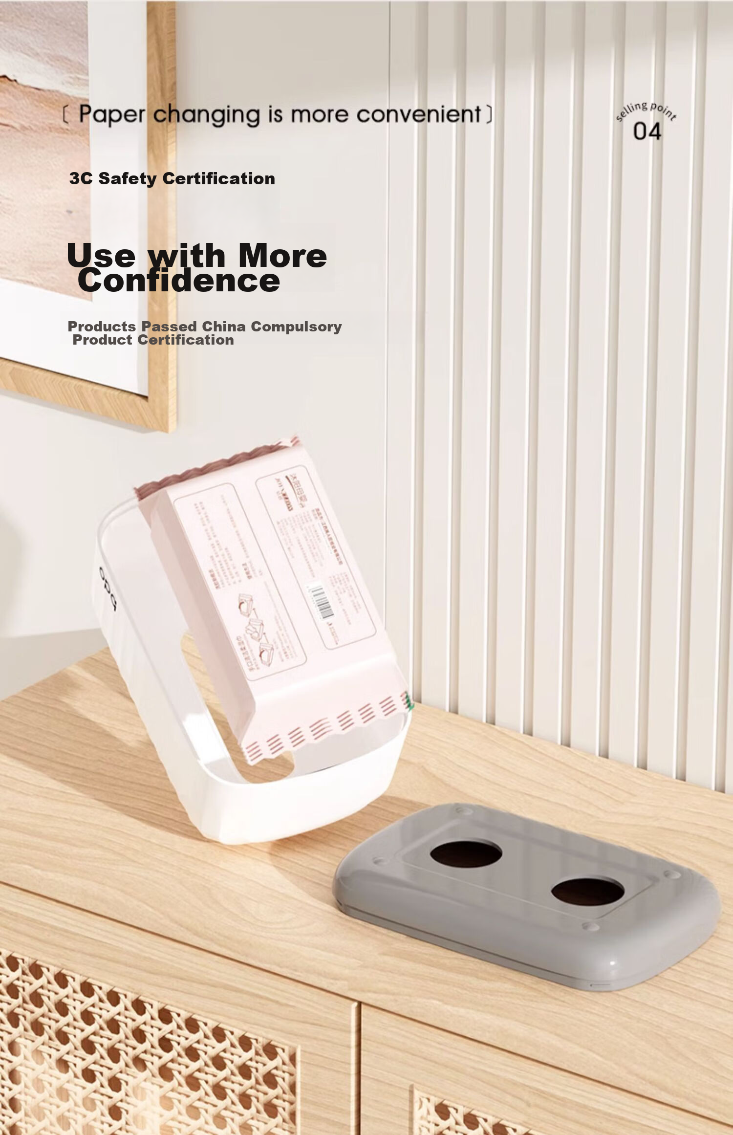 BDO Tissue Box, Living Room Coffee Table Dining Table Desktop Tissue Holder with Spring, Paper Towel Dispenser for Office And Bedroom Desk 7