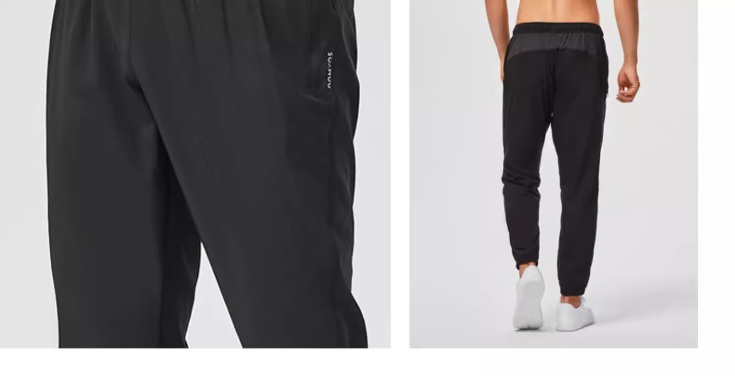 DECATHLON Men's Sports Pants, Quick-Dry Long Pants, Tapered Leg Pants, Breathable Lightweight Athletic Pants-2954977 12