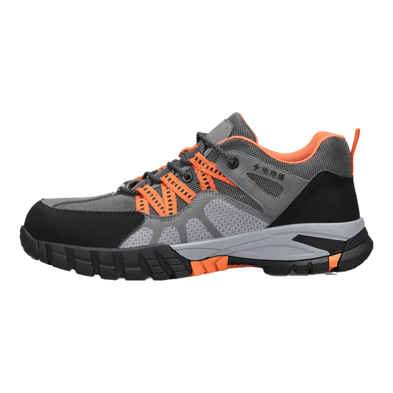 Jingtu Electrical Work Safety Shoes for Men, Breathable Insulated 10KV Anti-Smashing Anti-Puncture Safety Work Shoes 1105KV Size 42