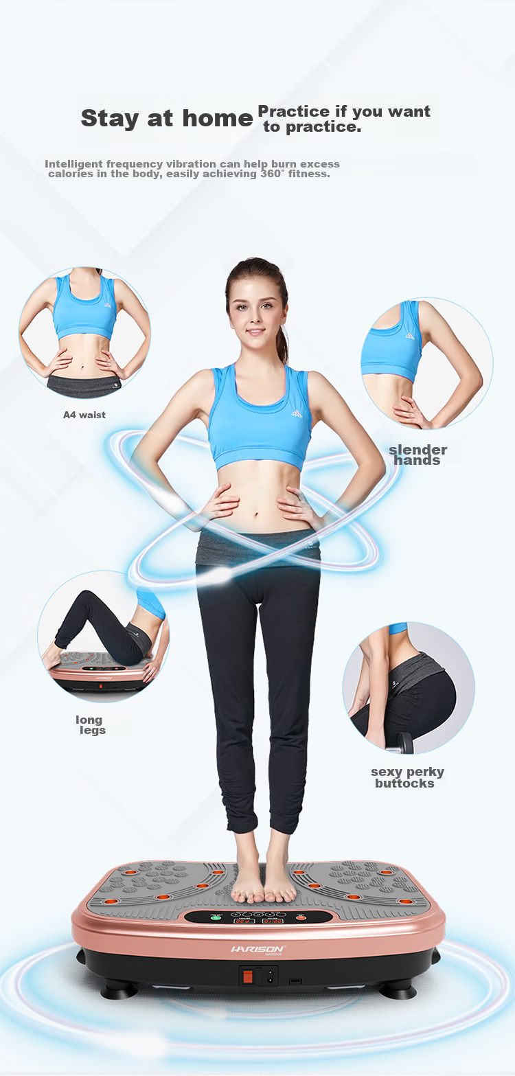 HARISON Fat-Burning Shaker Machine, Lazy Person's Aerobic Exercise Shaker, Multifunctional Vibrating Machine, Fitness Equipment HR-341 24