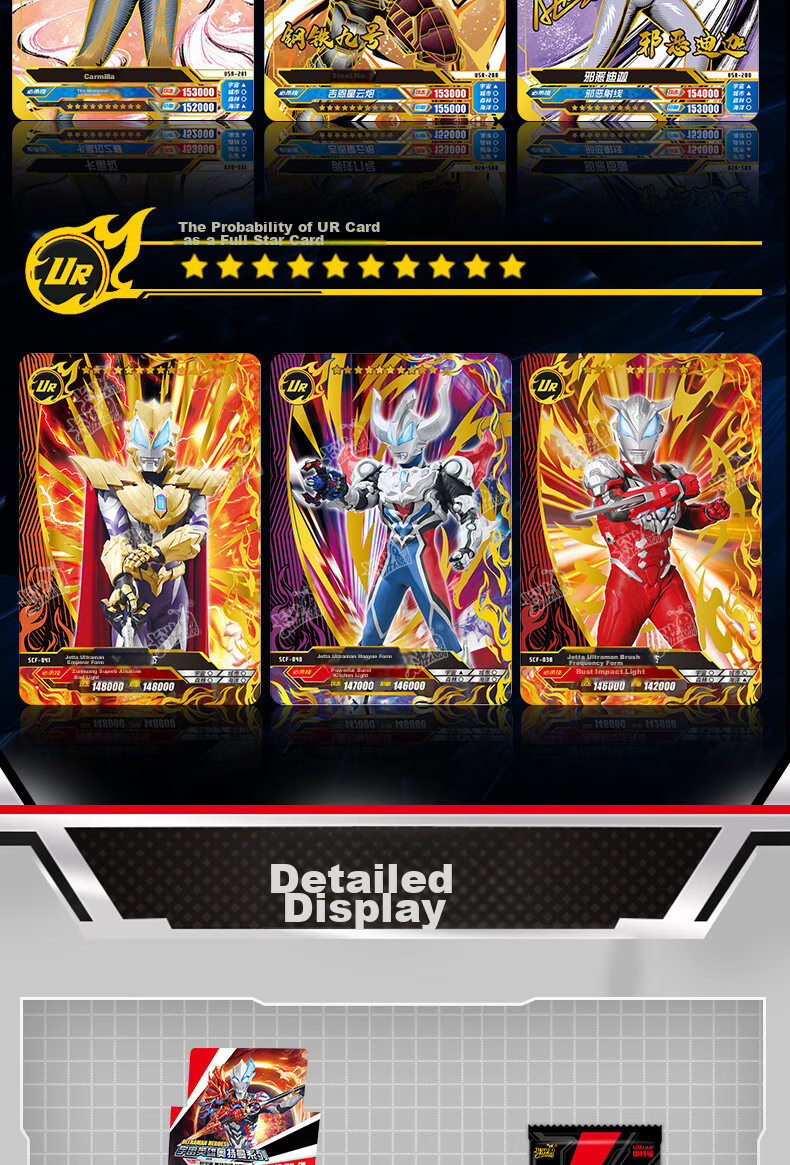 Kayou Ultraman Card Legendary Edition, Official USR Collection Cards, Card Game Toys And Accessories 9