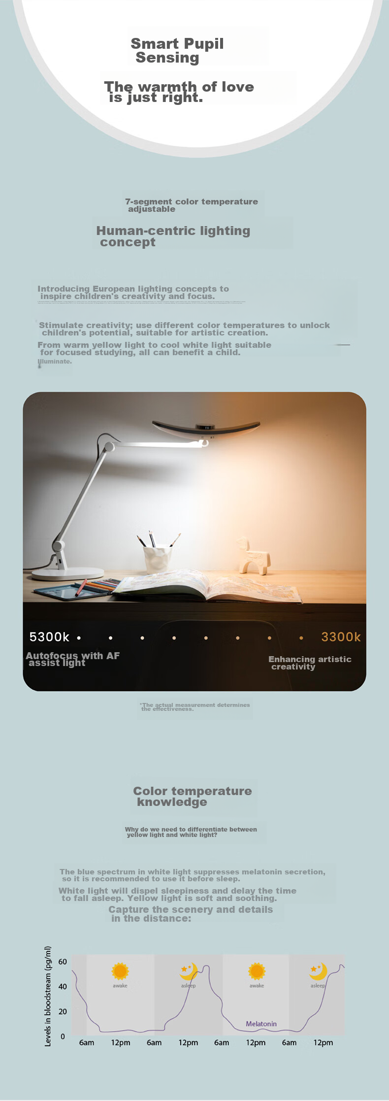 BenQ MindDuo Eye-Protection Desk Lamp for Students, Full Spectrum, Children's Study And Reading, Simple Silver Desig 4