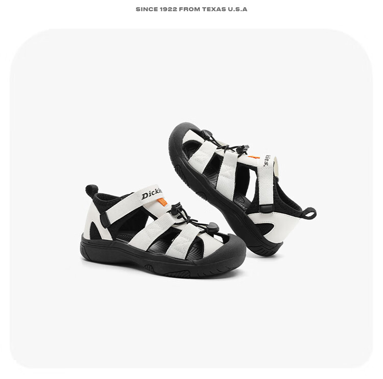 Dickies Children's Sandals, Boys And Girls Non-Slip Beach Shoes, Summer Closed-Toe Anti-Kick Breathable Soft-Soled Hollow Water Shoes 13
