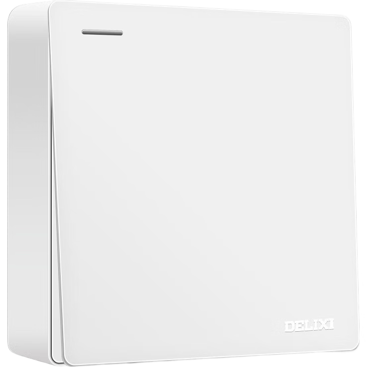 DELIXI Surface-Mounted Switch Socket Panel, 158 Series, Single-Pole Switch