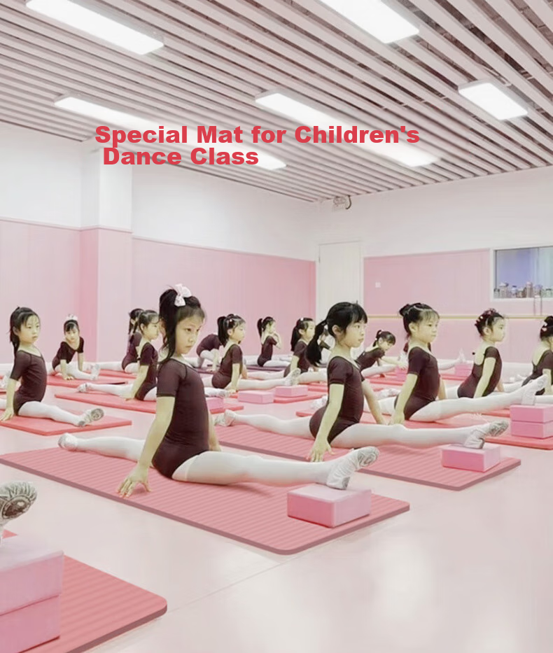Li-Ning Yoga Mat, Non-Slip, Soundproof, Shock-Absorbing, Dance Mat, Children's Practice Mat, Thickened, Widened, Long Carpet, Specialized Floor Mat 1