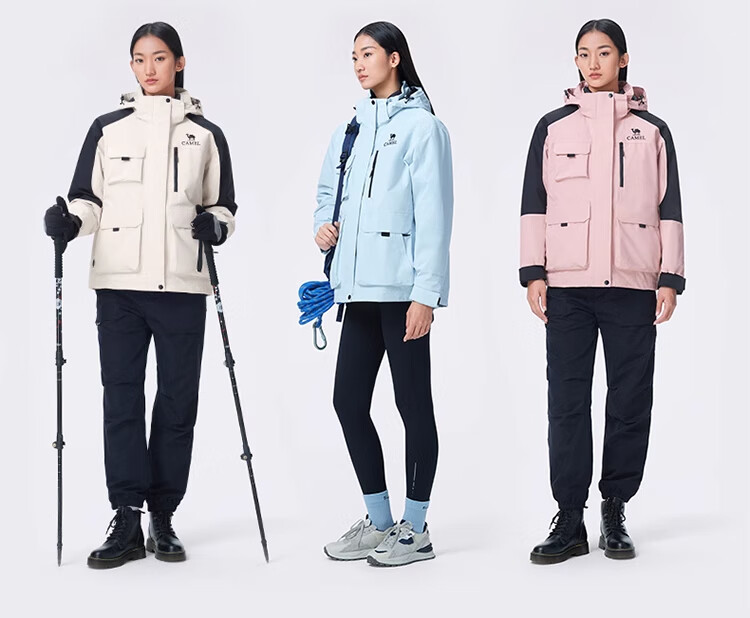 CAMEL [Rongyan] Outdoor Waterproof Down Liner Three-Proof Easy-Clean Cold-Resistant Warm Mountaineering Jacket M 10