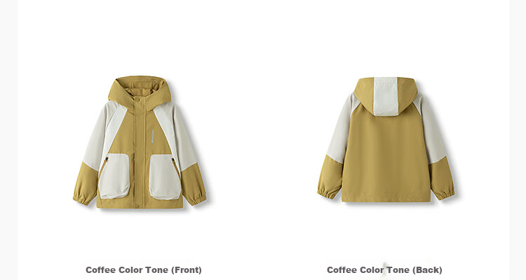 BALABALA Boys' Sports Casual Jacket Kids' Autumn 2025 Workwear Water-Repellent Moisture-Proof Outerwear 208325105104 6