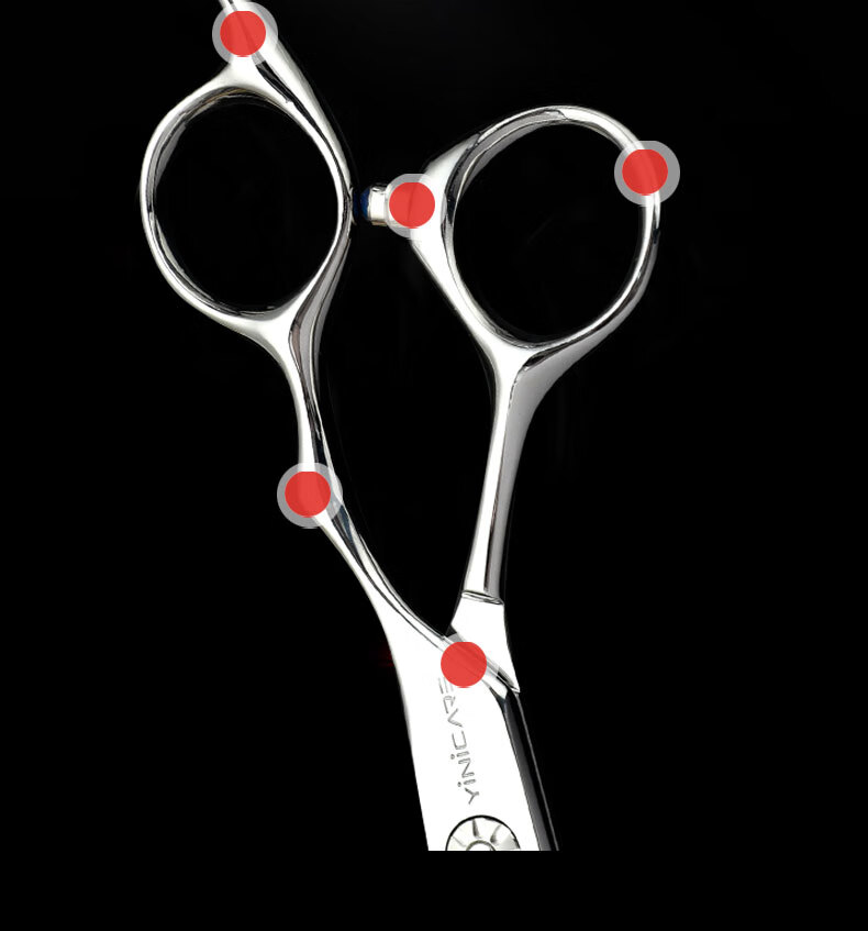 Yier Professional Hairdressing Scissors, V-Shaped Teeth Scissors, Thinning Shears, Stylist-Specific Scissors Set YS-802 15