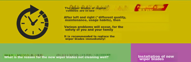 BOSCH Universal Windshield Wiper Blades 26/16 Compatible with Honda XR-V XRV/Inspire/Liancheng VE1 14