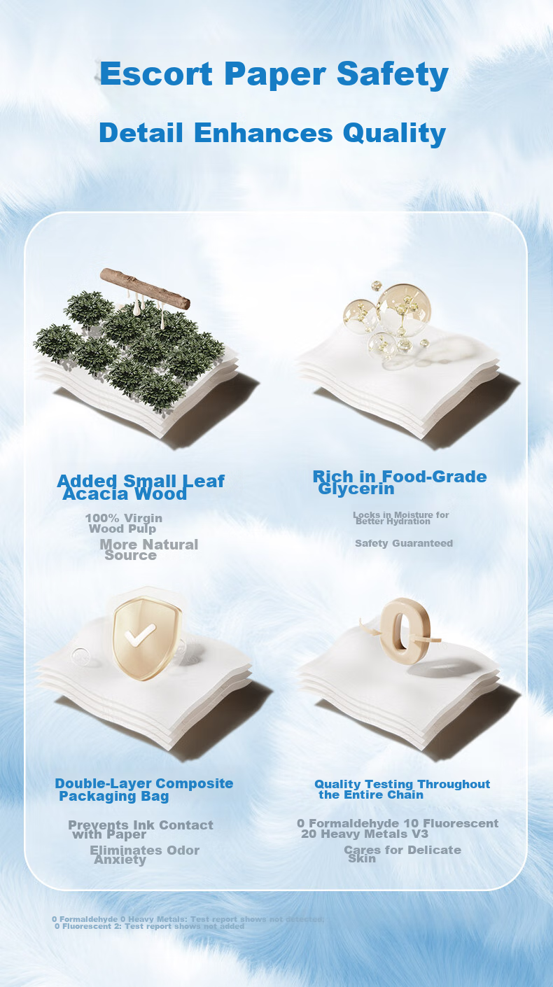 COROU Velvet Moisturizing Handkerchief Tissue Paper, 4-Ply 10 Sheets * 10 Packs, Cream Paper, Cloud Soft Tissue, Portable Napkin Paper 12