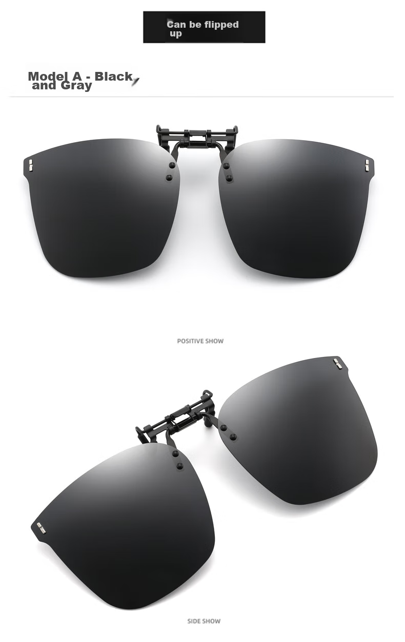LESCA LUNETIER Polarized Clip-On Sunglasses for Men, Adjustable Prescription Sunglasses, Driving And Fishing Specific, Flip-Up Style for Wome 19