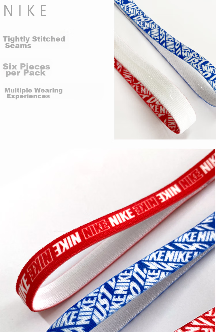 NIKE Sports Headband, Running And Basketball Hair Tie, Sweat-Wicking Band, Three-Pack, J1012023036OS 8