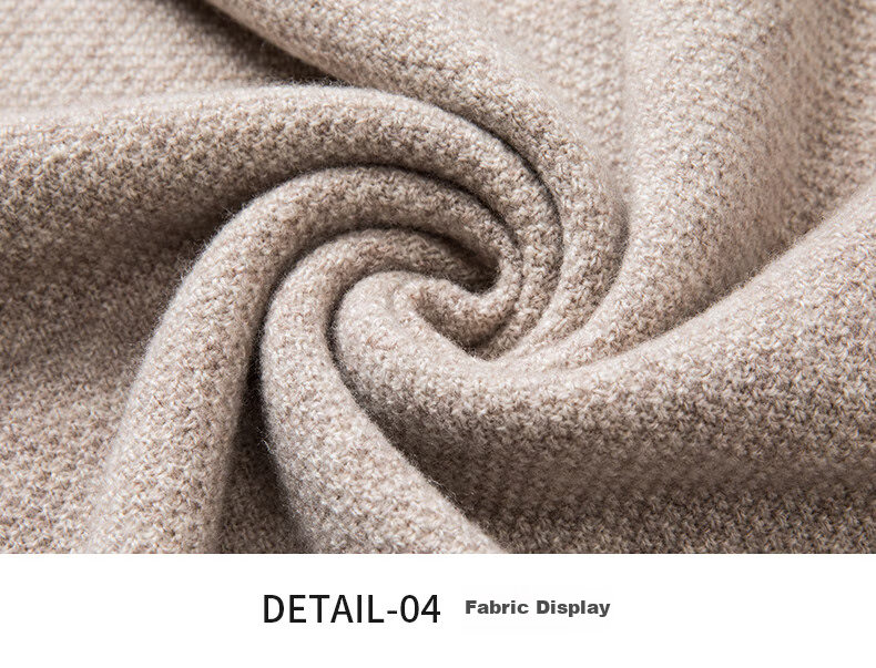 FIRS 100% Wool Sweater for Men [Thickened Version], Winter Warm Round Neck Pullover Knit Base Layer, Men's Clothing 18