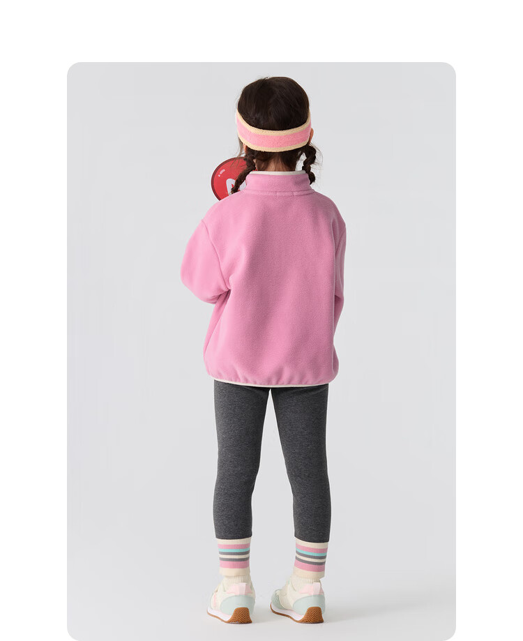 BALABALA Children's Leggings, Girls' Autumn And Winter Fleece-Lined Pants, Warm Trousers, 209425123001 4