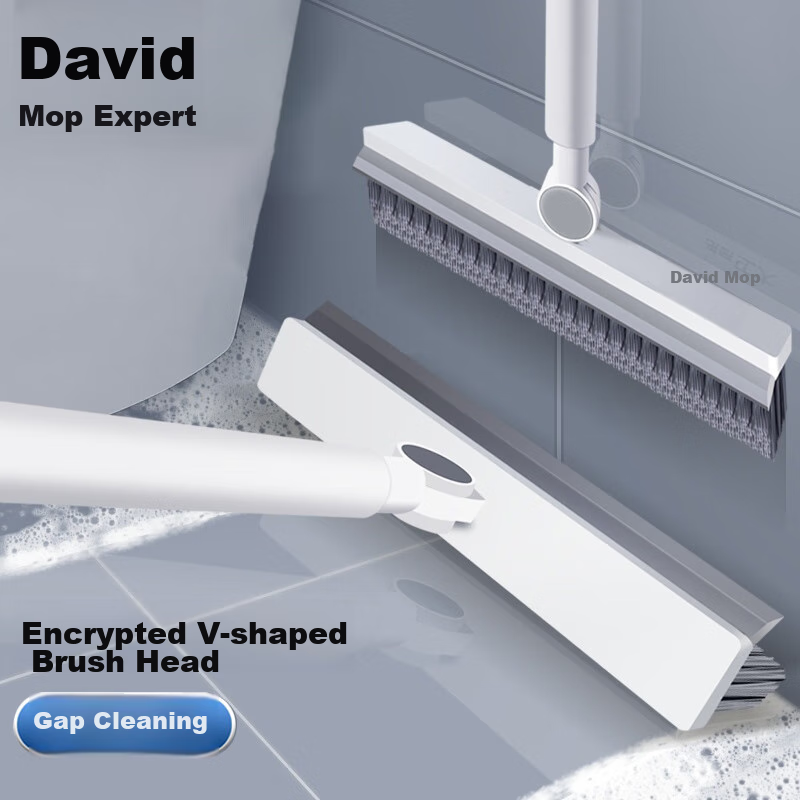 Dawei Cleaning Brush, Gap Floor Brush, Toilet Brush, Hard-Bristle Floor Scrubber, V-Shaped Triangular Brush Head S3