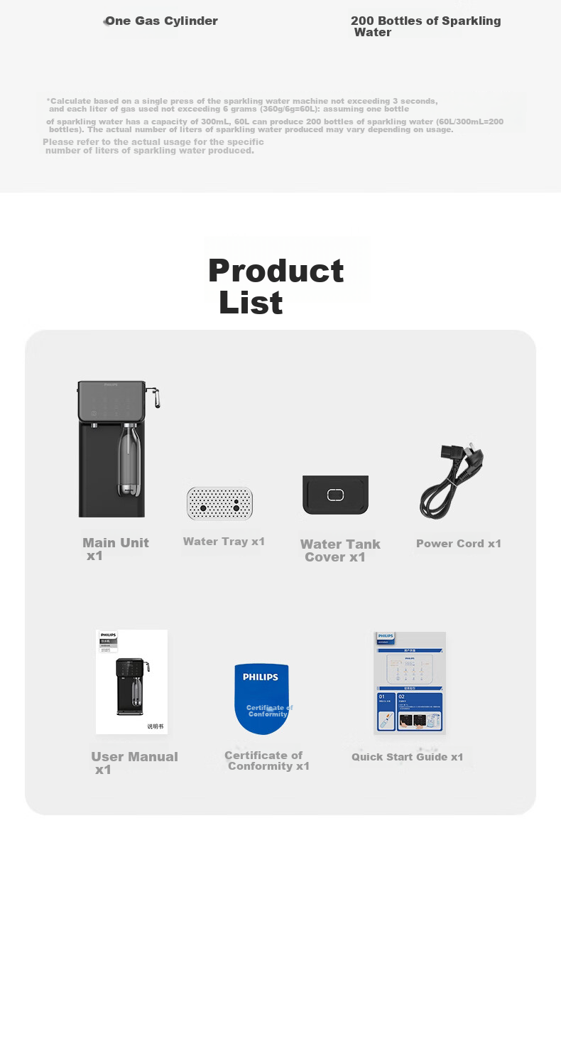 PHILIPS Instant Hot Water Dispenser, Cooling And Heating All-In Sparkling Water Machine, Tea Bar Machine, Hot And Cold Drinking Water Dispenser, Desktop Tabletop No-Installation Water Dispenser, McKinsey ADD4849/93 15