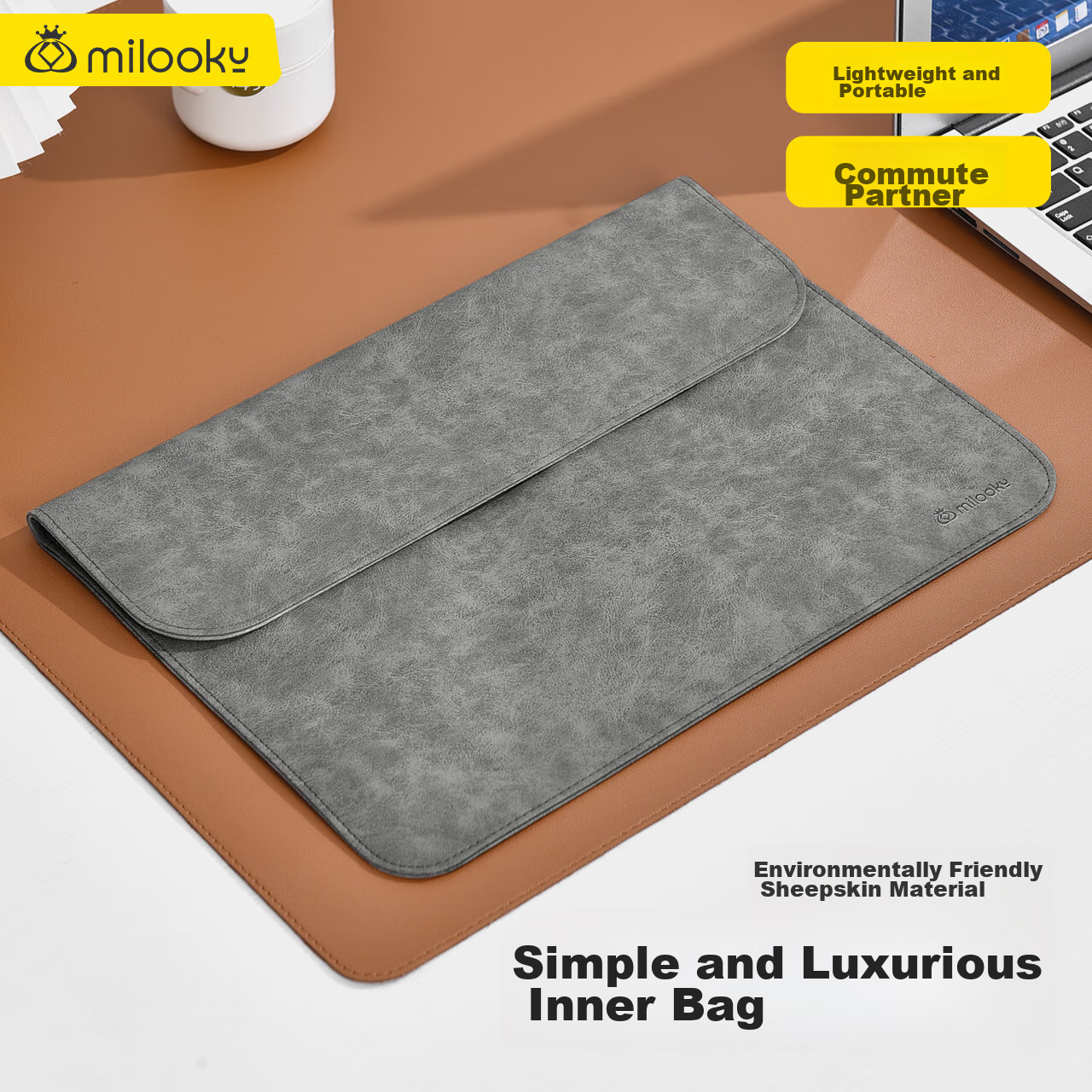 Чехол для ноутбука Milooky, совместимый с Apple MacBook Pro 13 и Air 13, защитный чехол