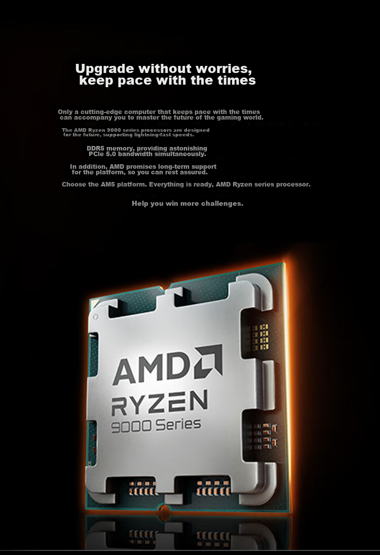 AMD Ryzen 7 9700X Processor (R7), 4nm, 8 Cores 16 Threads, Max Boost Clock up to 5.5GHz, Boxed CPU, for Smooth Gaming/Valve/CSGO 5