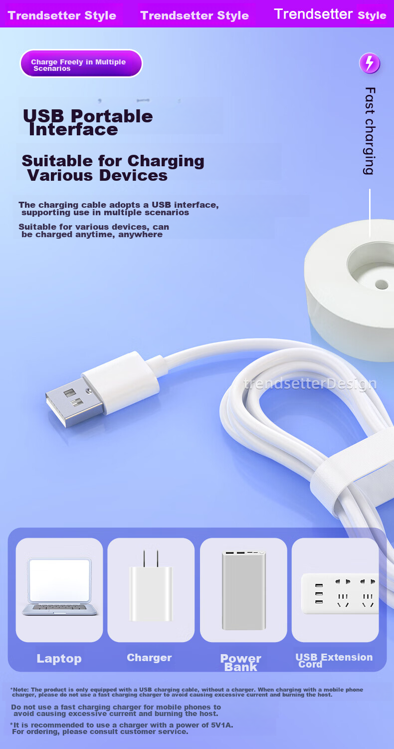 Chaofan Suitable for Xiaomi Electric Toothbrush Charging Base, Charger Cable, T301/T302 Magnetic And Inductive Standing Charging Stand 6