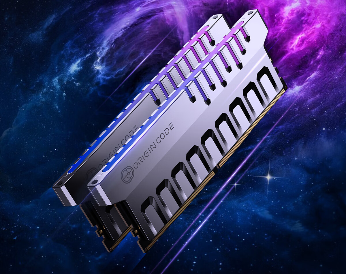 OC LAB Desktop Memory 48GB (24GB×2) DDR5 6000MHz Origin Code RGB LED Light Bar (C26) Silver with Independent Fan 2