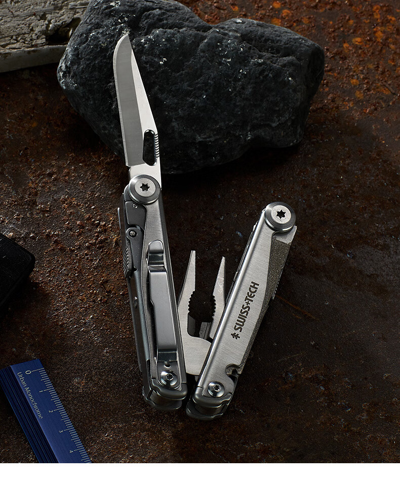 SHEFFIELD Swiss Technology Outdoor Multi-Functional Combination Tool Pliers, Folding Scissors, EDC Survival Equipment, Multi-Purpose Tool Pliers 17