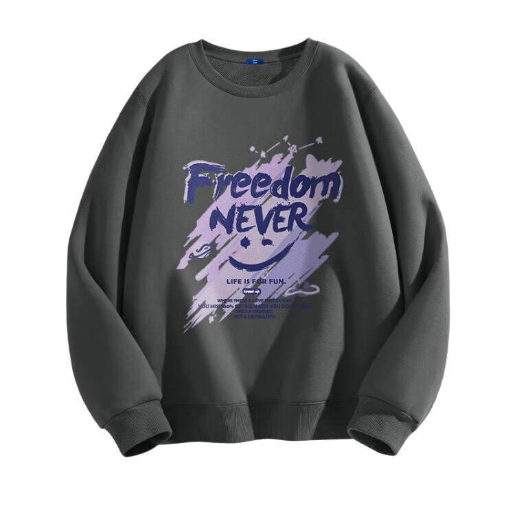 GENIOLAMODE Forest Group Men's Sweatshirt, Autumn 2026 New Heavyweight 330G Round Neck Pullover Long-Sleeve T-Shirt for Me