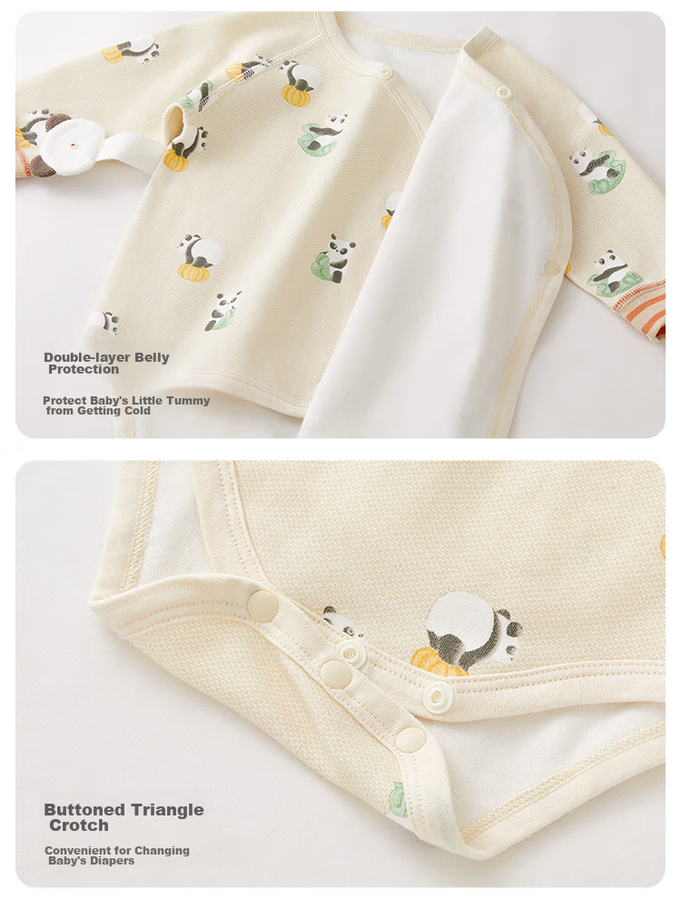 Wismorni Newborn Baby Onesie, Spring And Autumn Season, Infant Clothing, Bodysuit, Autumn Outfit, Triangle Romper 9