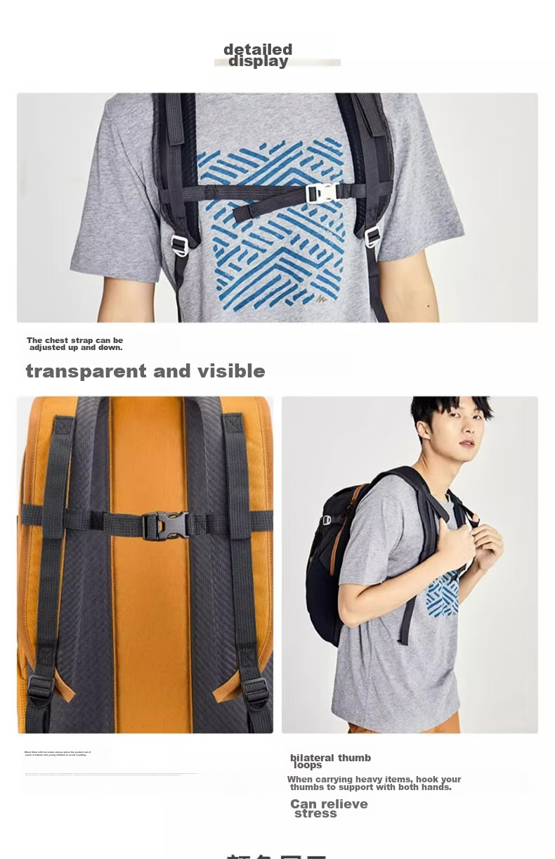 DECATHLON Outdoor Hiking Backpack, Youth NH100 Large Capacity 20L, New Or Old Randomly Sent -4773407 9