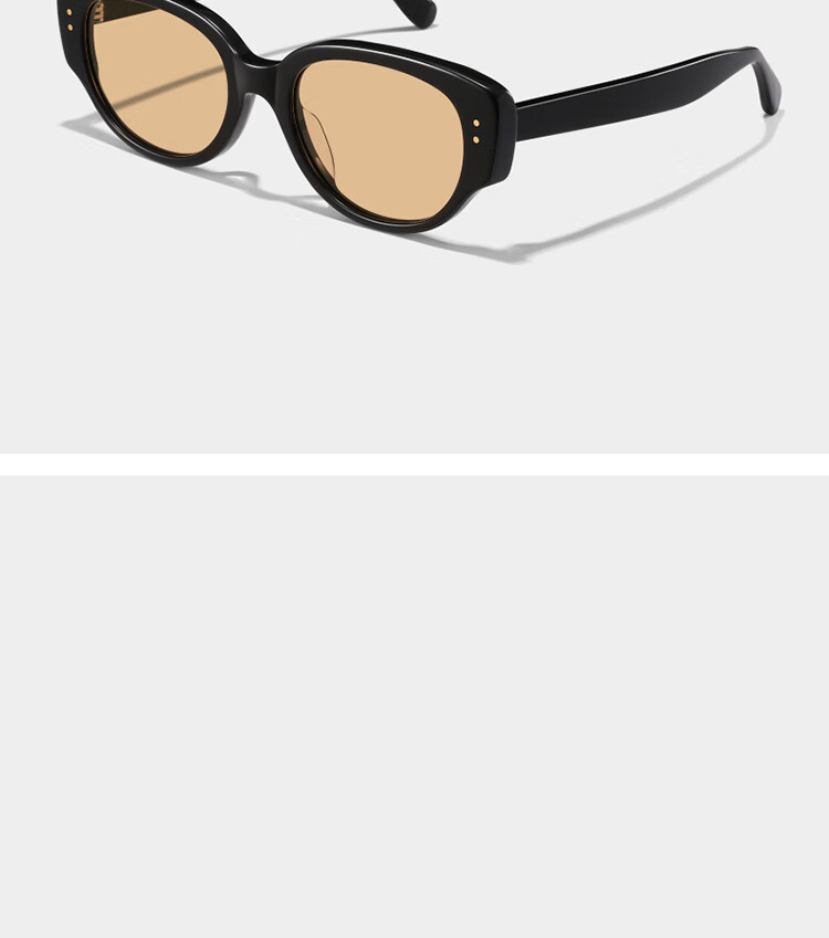 Bertha Women's Cat-Eye Sunglasses, High-End Look for Nearsighted People, UV Protection, Face-Shaping, Bare-Faced Beauty Enhancer 23