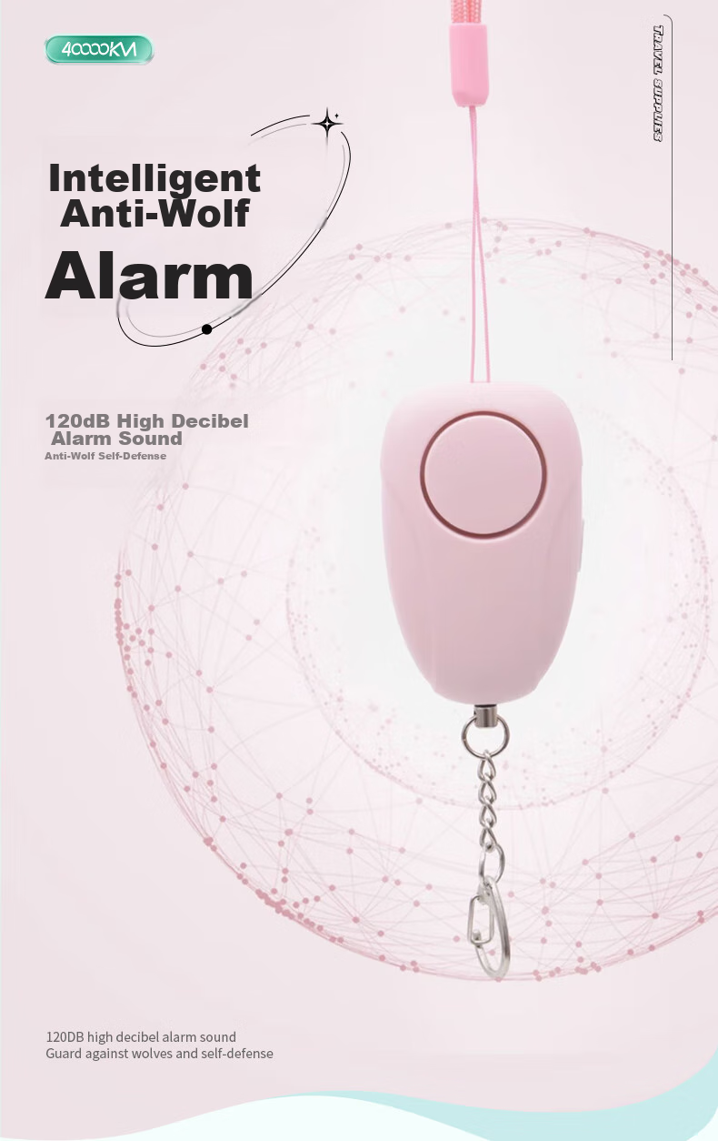 Siwangongli Self-Defense Alarm, Women's Anti-Wolf Device, Strobe Flashlight, Emergency Call Button, Female Protection Gear, SW7530, Ice Blue 2