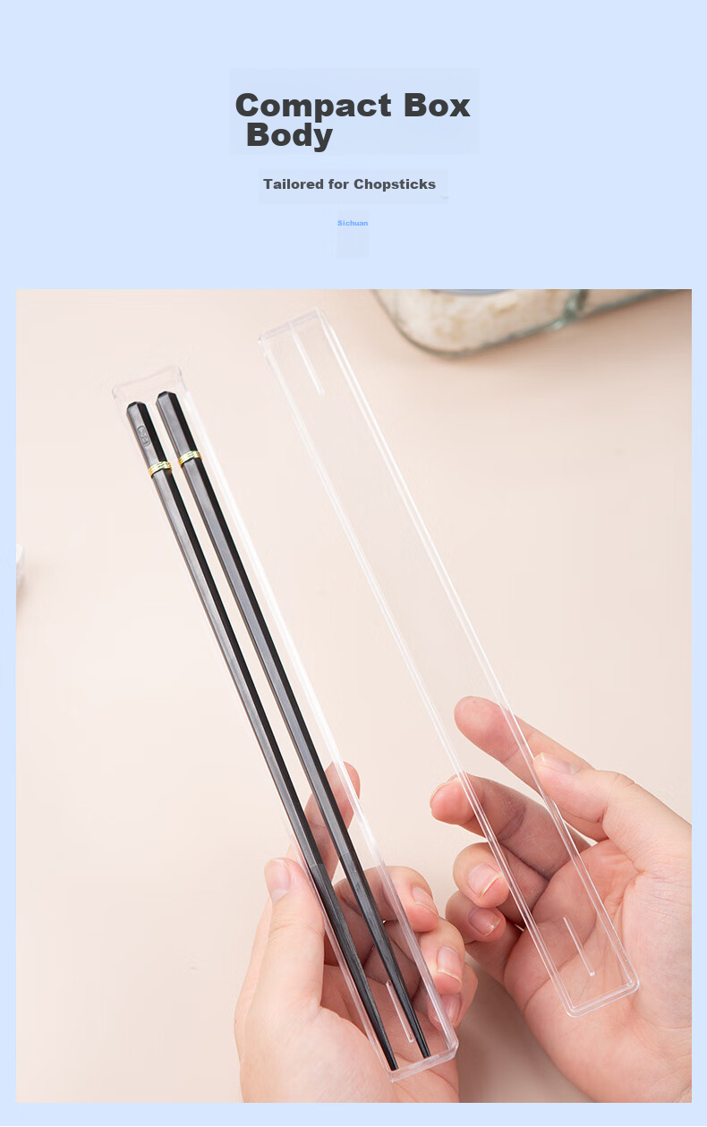 YIJUKE [With Storage Box], Japanese-Style Portable Chopsticks, One Pair Per Person, Personal Storage Box, Chopsticks for Students And Adults 8