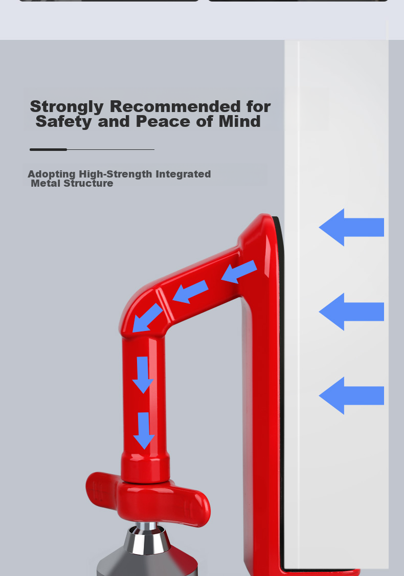 Etravel Door Stopper Travel Strong Door Blocker Card Door Opener for Women's Self-Defense Anti-Theft Essential Device Hotel Guesthouse Home Portable Safety Lock Door Stopper China Red 4