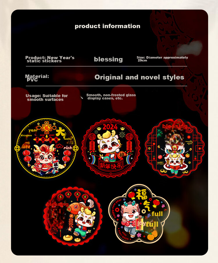 Jashigao Luminous Lucky Charm Pendant with Light 2026 Year of the Horse New Year Decoration Spring Festival Festive Atmosphere Wreath Hanging Ornament 3