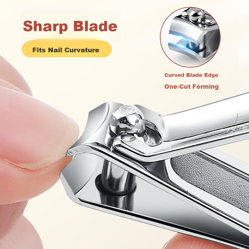 BO YOU Nail Clipper, High-Quality Carbon Steel Nail Scissors for Adults And Children, Cartoon Pattern with Drip Glue, Student Gift for Girls