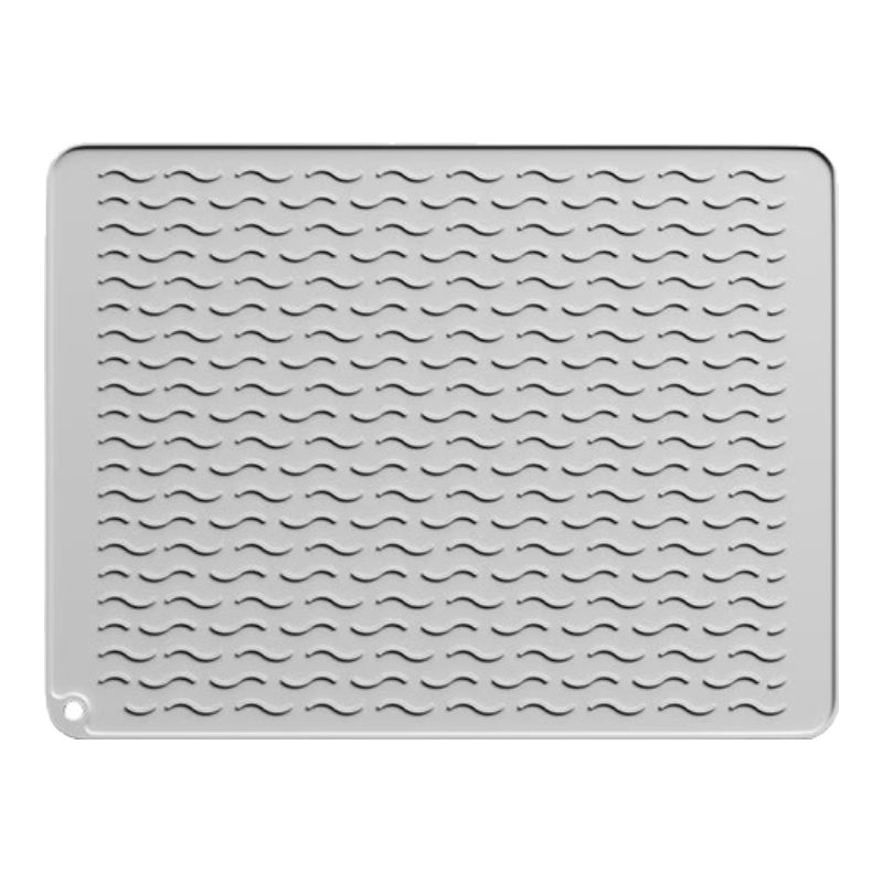 Siwangongli Heat Insulation Mat, Draining Mat, Kitchen Protective Silicone Pad, Countertop Mat, Cutting Board Non-Slip Mat, High Temperature Resistant Anti-Scalding Mat, Placemat