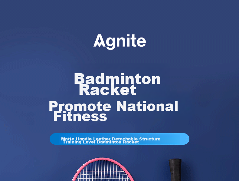 Deli Badminton Racket Set with Shuttlecocks, Classic Beginner Training Rackets, Double Rackets, Purple/pink 1