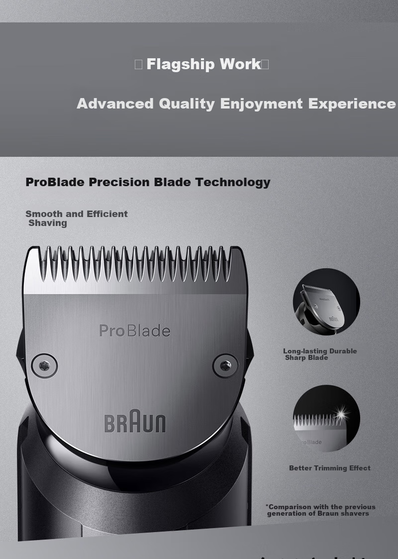 BRAUN Eleven-In Multifunctional Toiletry Case Series 7, Gift for Men, Boyfriends, Husbands 4