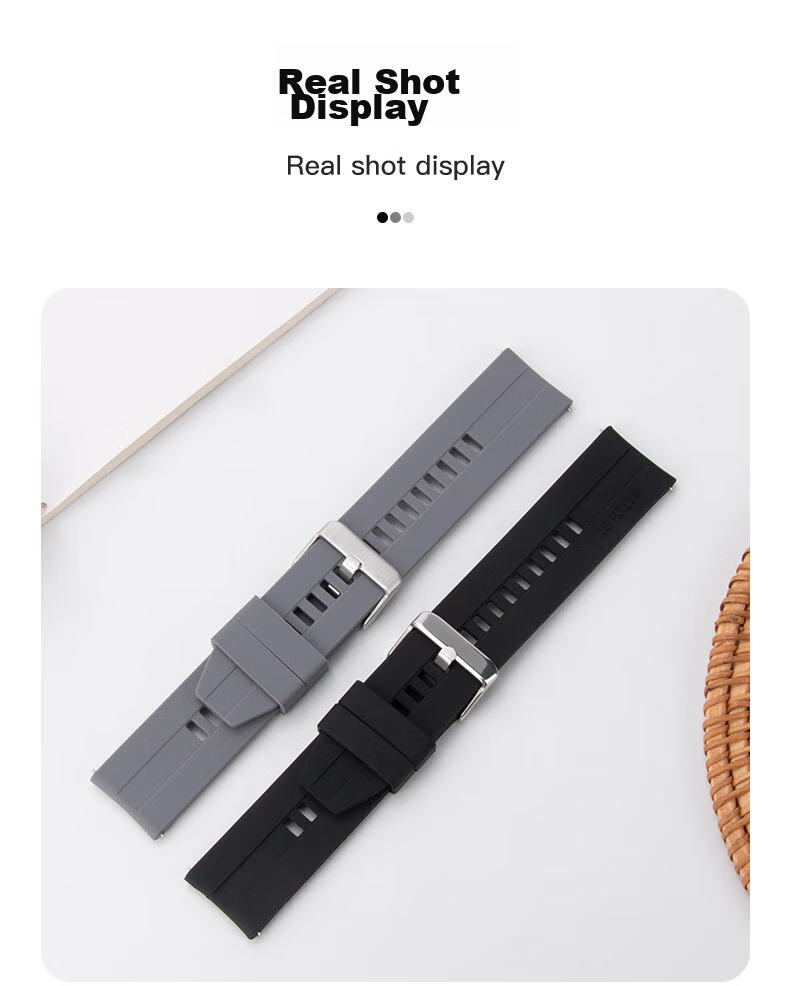 Weiqiantu [Sports Silicone] Suitable for Huawei GT7/GT6/GT5/Pro Watch Band, Compatible with Watch6/5/watch4pro/3pro Watch Band, Buds2/GT4 Master 2 for Me 7