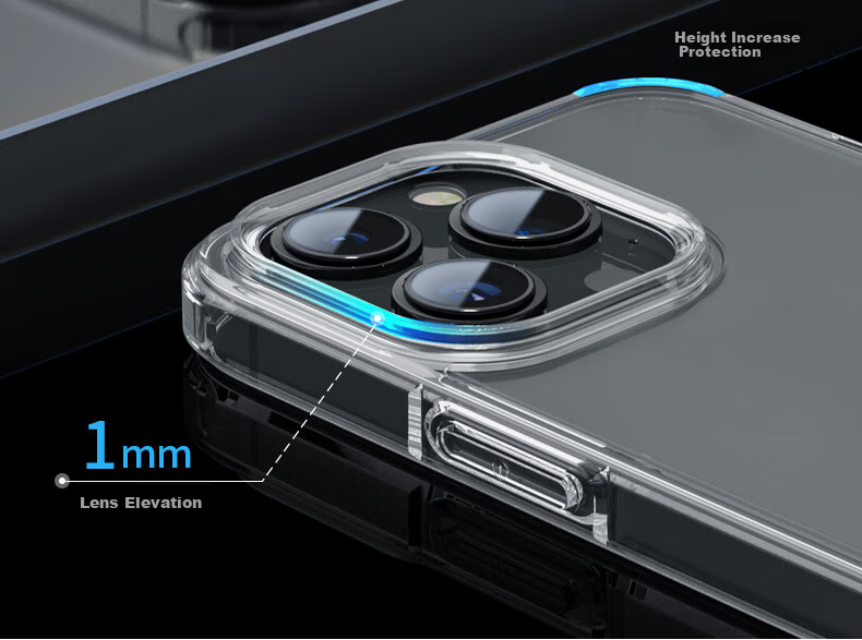 Lanxingxiansheng Ultra-Thin Transparent IPhone 14 Case, Shockproof Protective Cover with Soft Silicone Edges [Transparent] 7