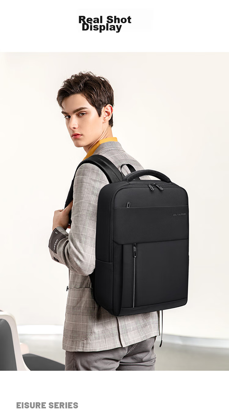GOLF Laptop Backpack, 15.6-Inch Notebook Bag for Men, Business Travel Bag, Huawei Apple Handheld Computer Bag 15