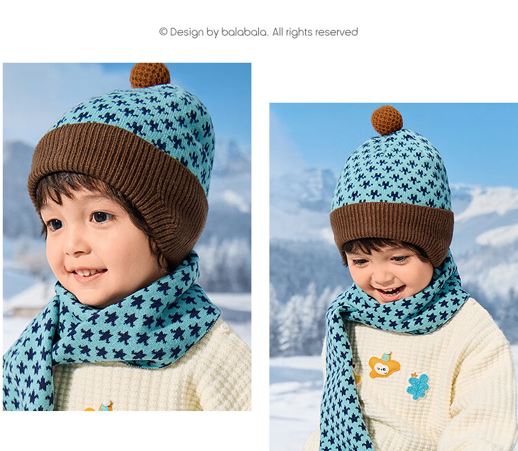 Balabala BalaOne Kids Children's Hat Boys Girls Ear Protection Comfortable Warm 2025 Fashion 208425160204 9