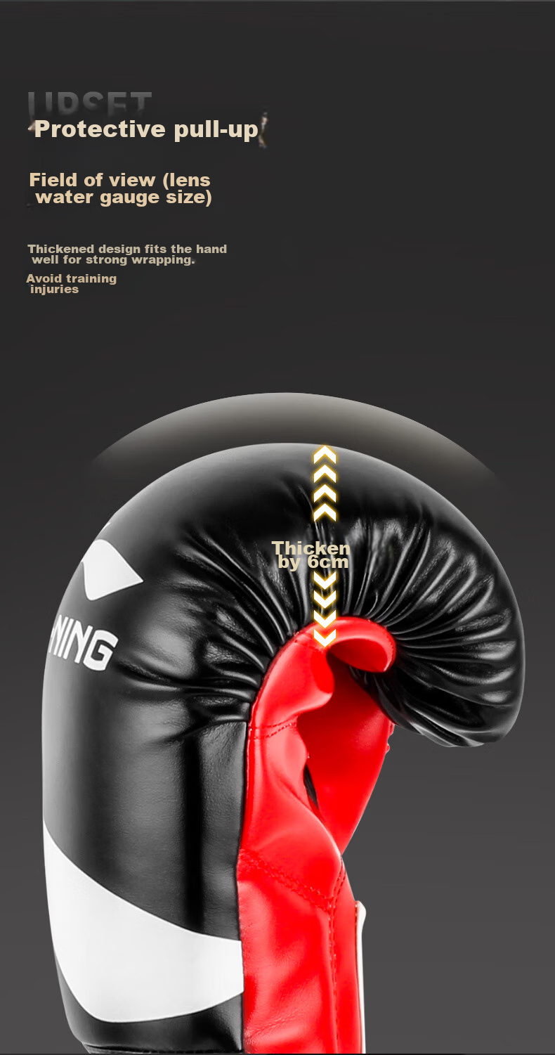 Li-Ning Boxing Gloves, Adult Sanda And Free Fighting Gloves, Punching Bag Gloves for Men And Women, Combat Competition Training Gloves 4