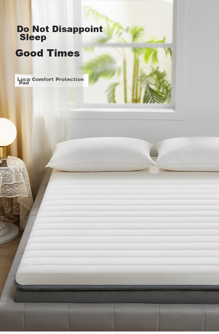 Dohia Mattress Pad, Brushed Fabric Surface, 5D Mesh, Foldable, Dormitory Single Pad, Quilt, Mattress Topper, 1.2x2 Meters 1