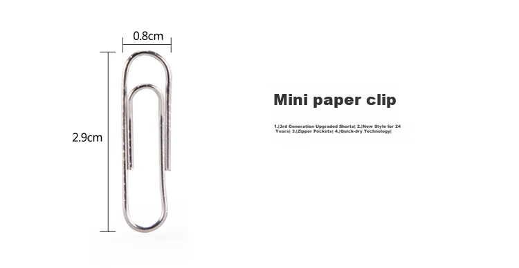 COMIX Paper Clips, Nickel-Plated Metal, Size 3#, 150 Pieces, B3508 4
