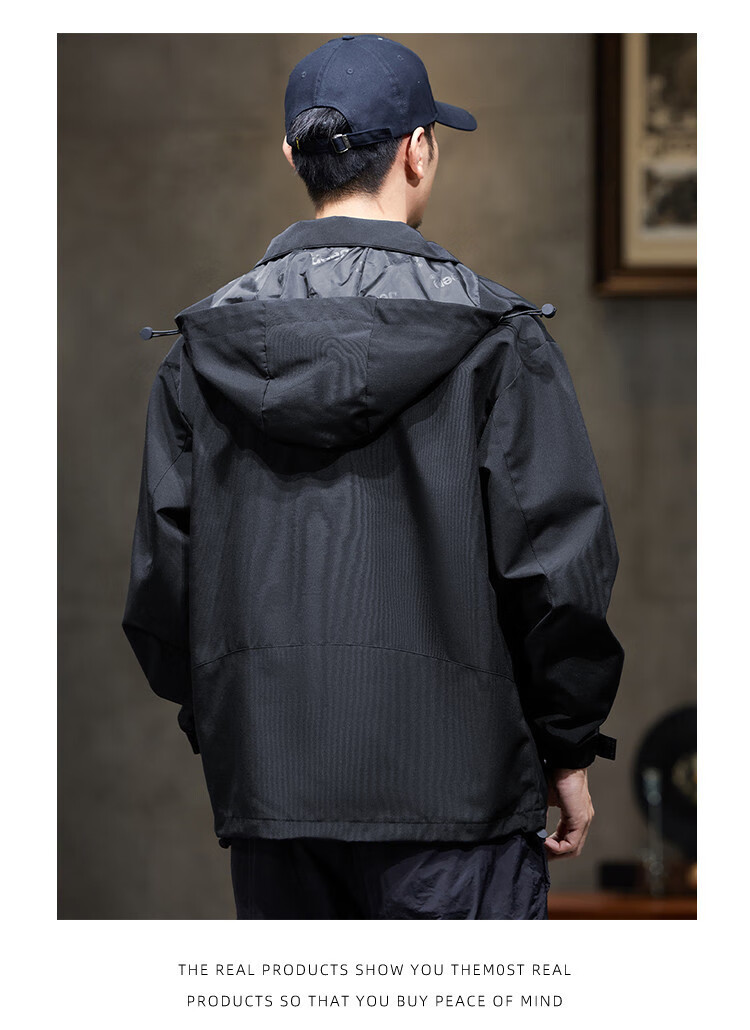 JEEP High-End Tactical Jacket for Men, 2026 Spring And Autumn New Outdoor Mountain-Style Sports Hiking Wear Workwear Jacket Men's Clothing 8