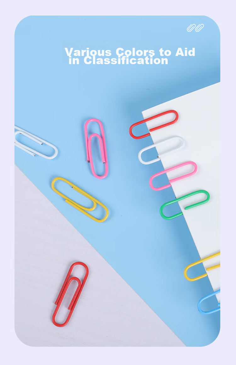 TANGO (TANGO) 3# Colorful Paper Clips, 160 Pieces/tube, Multi-Functional Binder Clips for Home Office And Financial Document Organization, Large Promotion Add-On Item, Exam Paper Sorting, Office Supplies 6