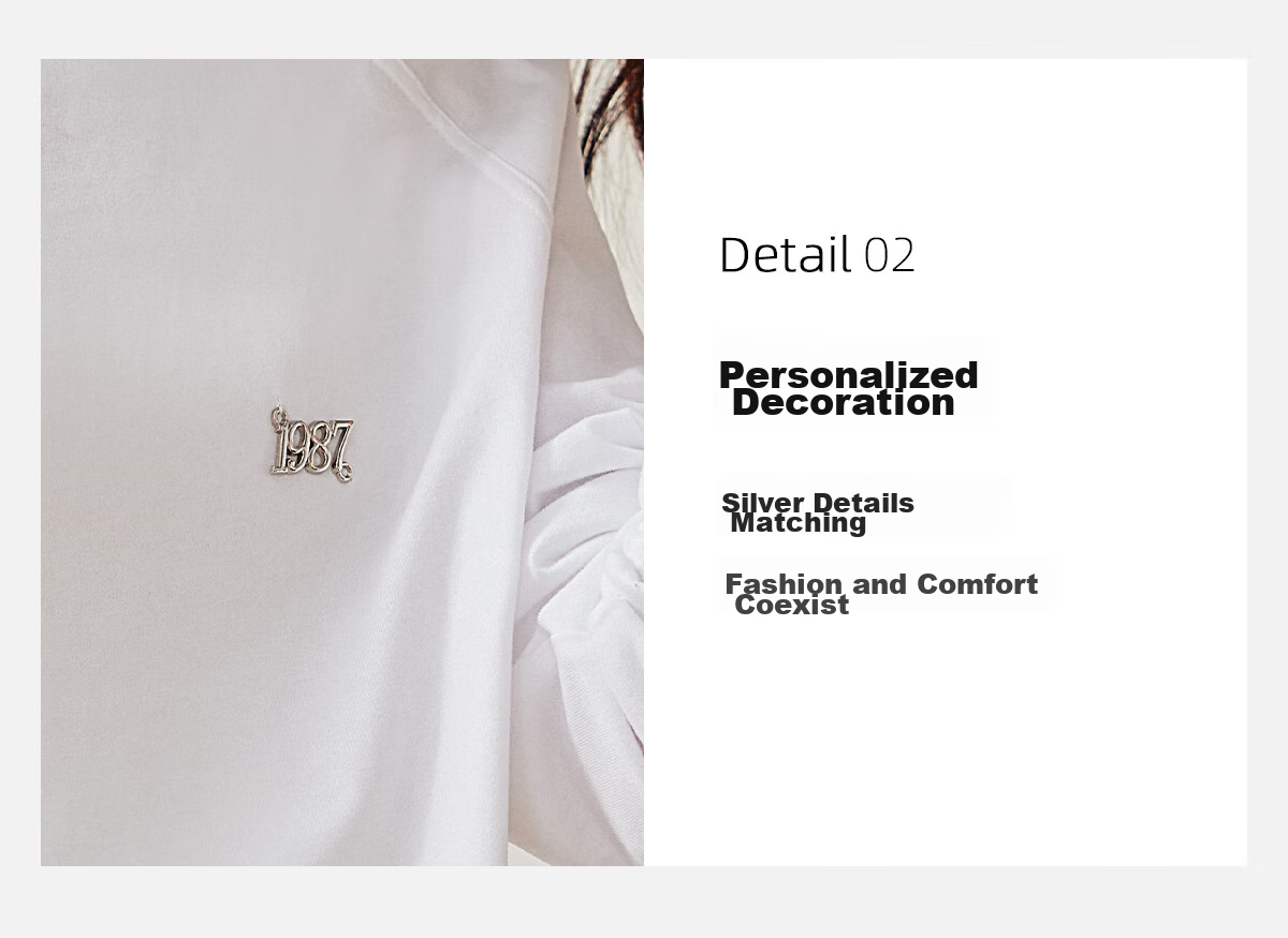 PinCai Long-Sleeve T-Shirt for Women, Classic Loose-Fit Base Layer, Stylish Niche Top for Inner Wear P12KE1855 13