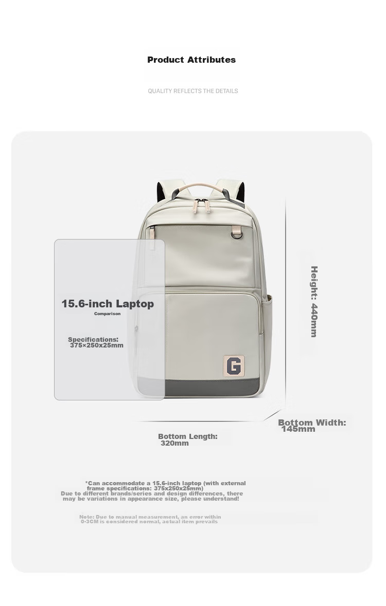 GOLF Backpack for Middle School, High School And College Students, Men's And Women's Shoulder Bag, 15.6-Inch Laptop Bag 23
