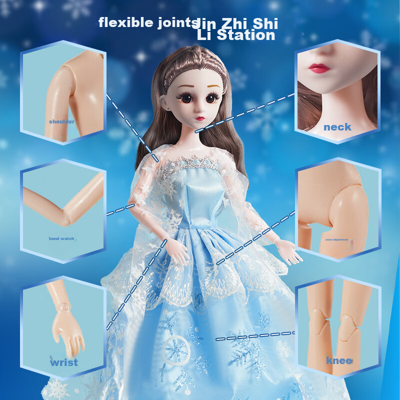 Кукла Dimoarch Princess Gift Box, большая подарочная коробка с сумочкой, подарок на Новый год и день рождения для девочек