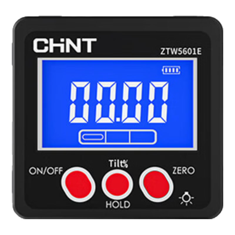 CHNT Digital Inclinometer Box, High-Precision Magnetic Laser Angle Ruler, Outdoor Electronic Angle Ruler, Level